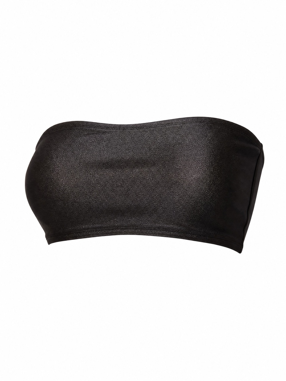 ✨✨SKIMS✨Black Bandeau Bikini Top✨Brand New✨Slight Shine✨Comfortable Support✨✨